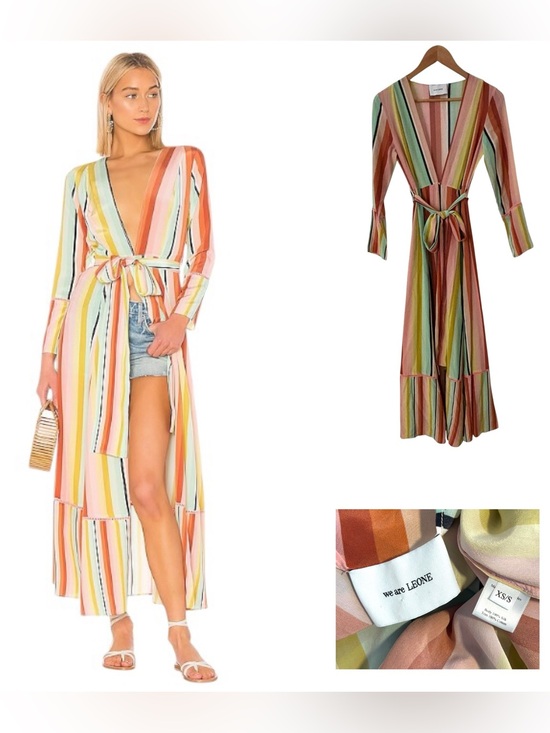 We Are Leone Dresses & Skirts - We Are Leone Contrast Maxi Cardigan